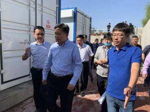 河北省生态环境厅厅长高建民组织参观考察华体会平台环保污水分散源治理项目运行情况